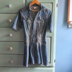 Target Mossimo denim dress sm nwot